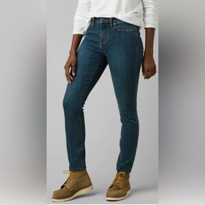 prAna Sienna True Blue Denim Skinny Jeans Size 14